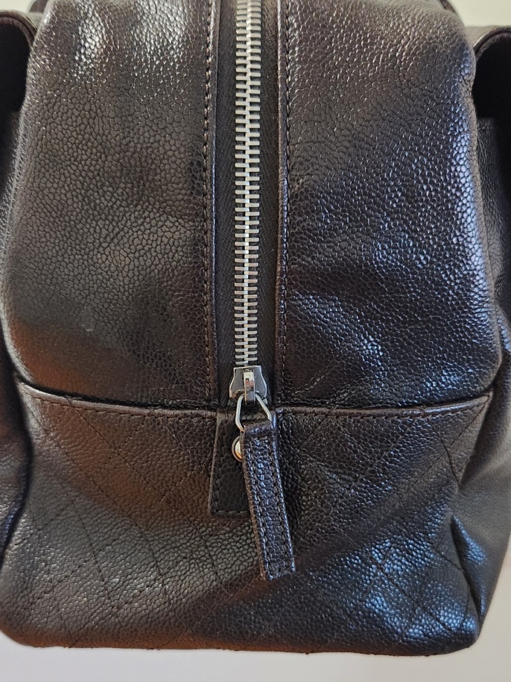 CHANEL Caviar Leather (Brown) Tote/Satchel - Picture 9 of 16